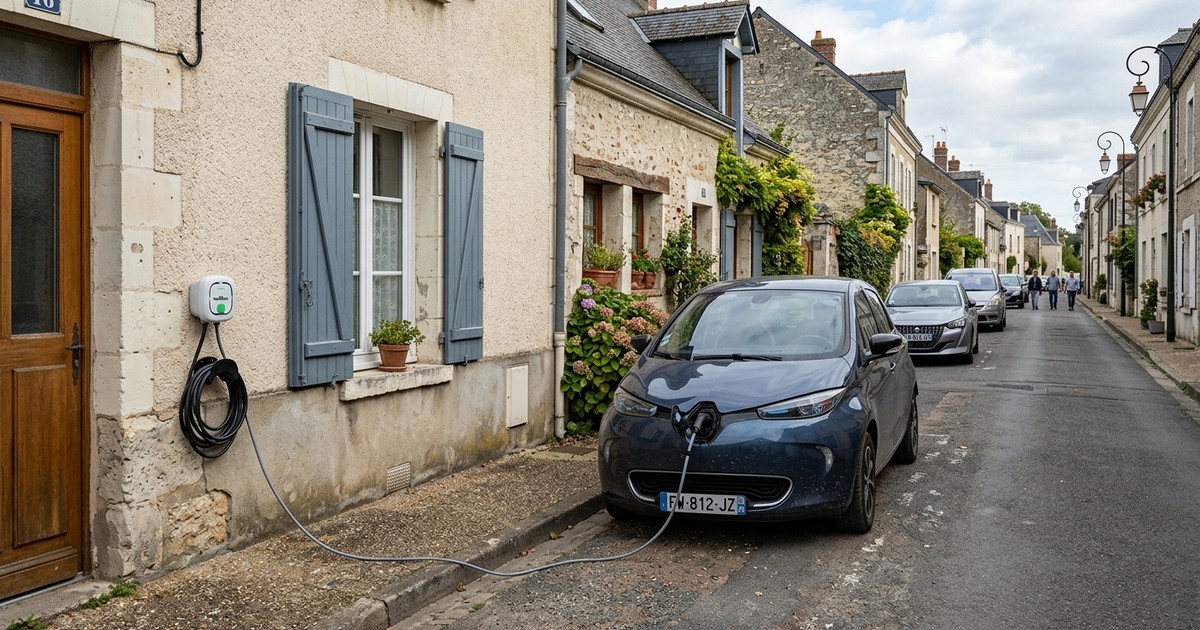 Installation de borne de recharge à Cagny