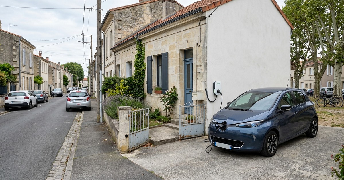 Installation de borne de recharge à Dury