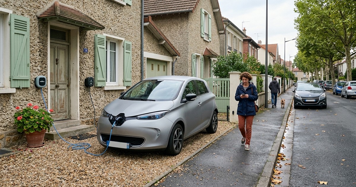 Installation de borne de recharge à Rivery