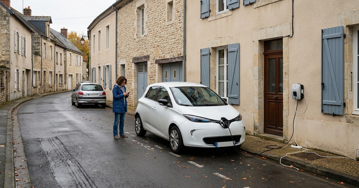 Installation de borne de recharge à Salouël