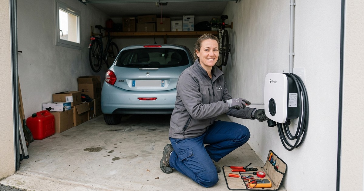 Installateur de borne de recharge à Amiens certifié IRVE