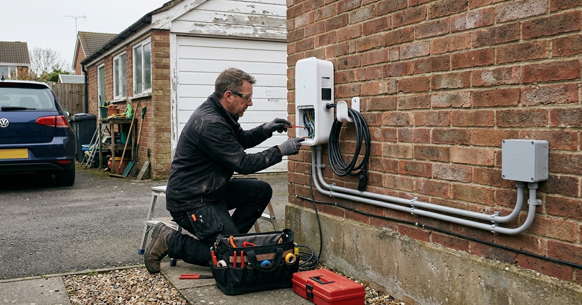 Installation d'une borne de recharge à domicile à Amiens